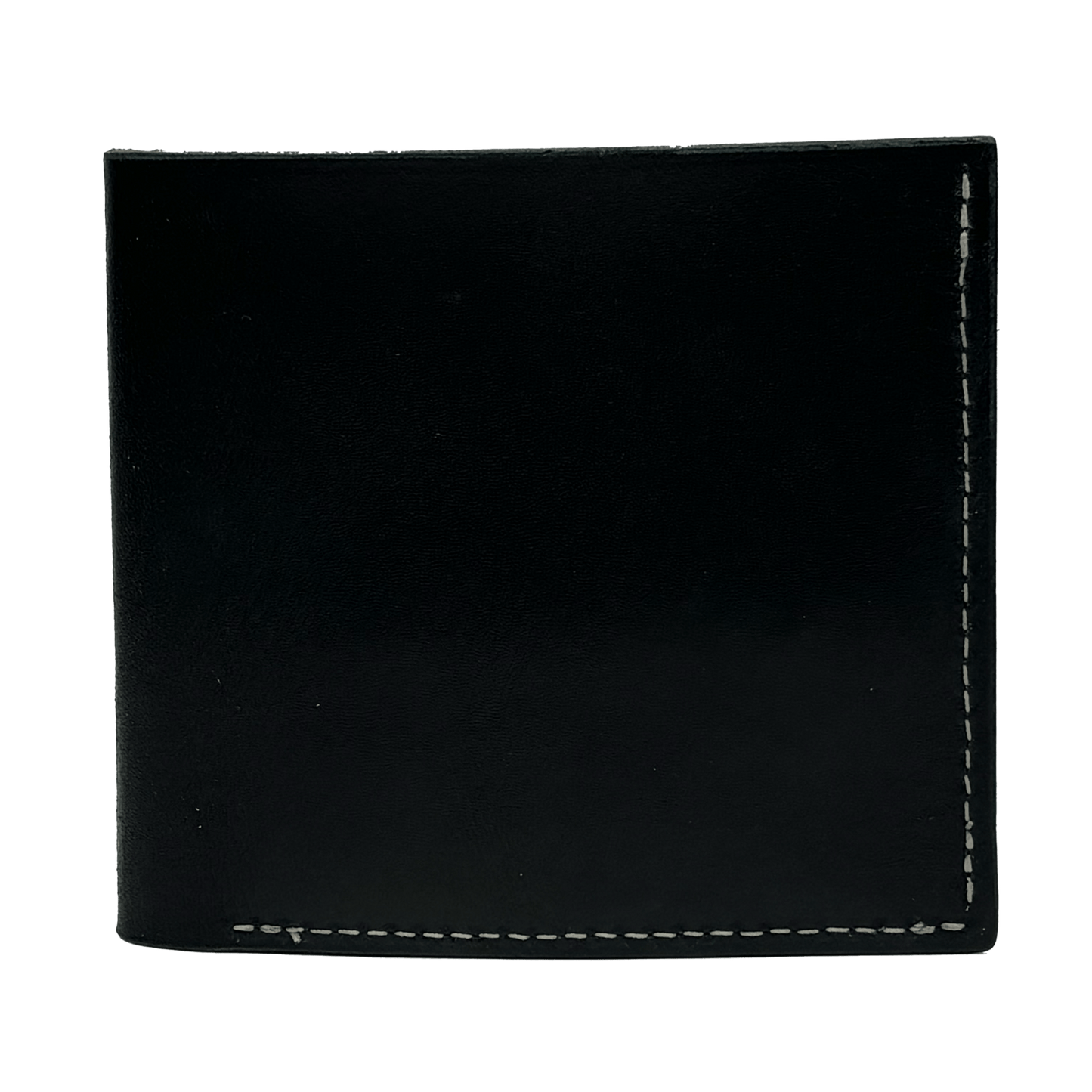 Black & Red Bridle Leather Bi-Fold Wallet - BB Leather Goods