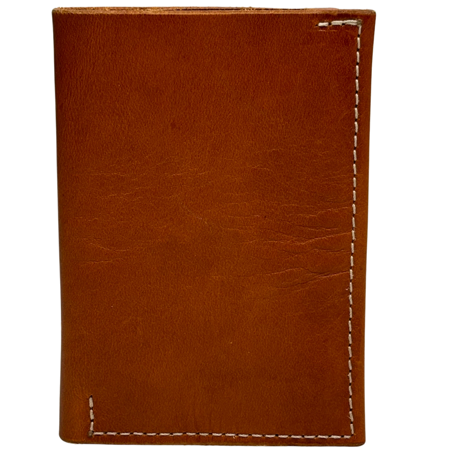 Tan Bridle Leather Card Wallet - BB Leather Goods